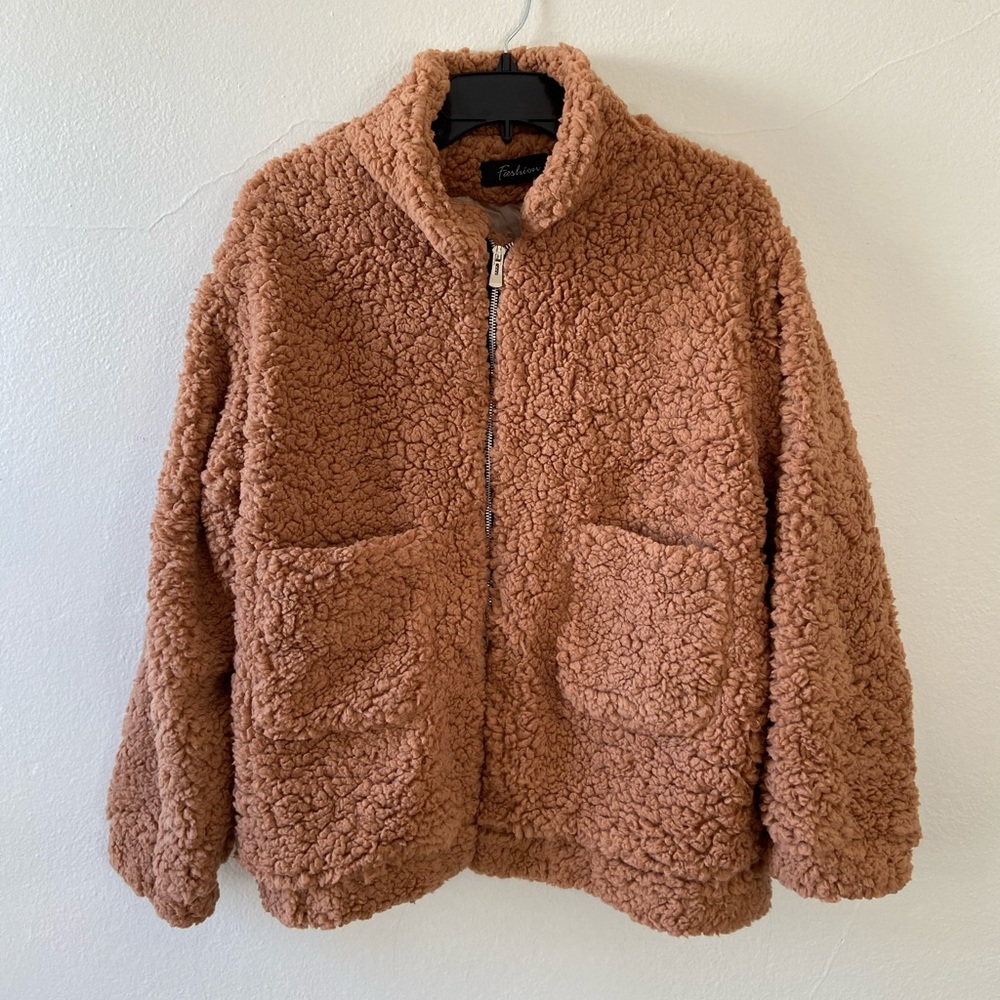 Teddy Zip Up Jacket